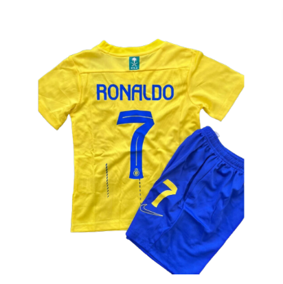 Kids Ronaldo Al Nassr Jersey Personalized Soccer Shirt 